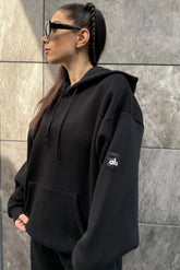 Oversized Heavy Weight Hoodie - Black